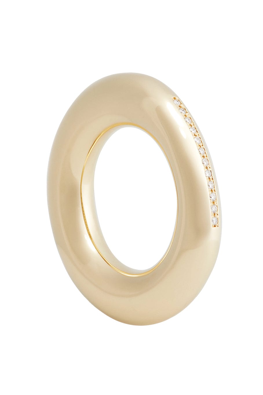 LAUREN RUBINSKI-LR19-R4 - White Diamond Ring-YELLOW GOLD