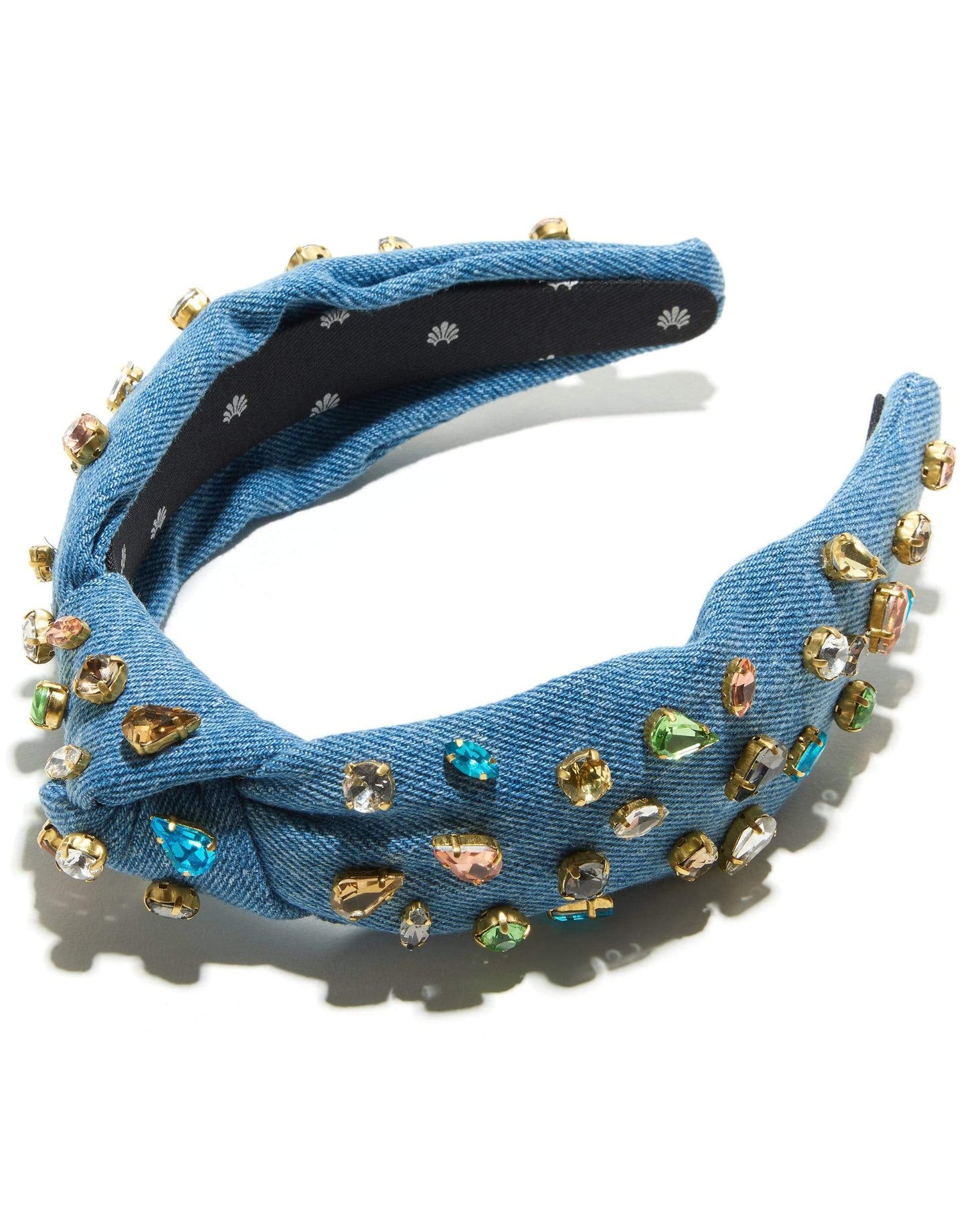 LELE SADOUGHI DESIGNS-Denim Candy Jeweled Headband-DENIM