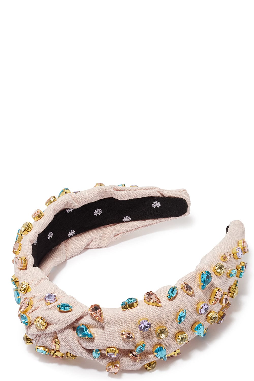 LELE SADOUGHI DESIGNS-Jeweled Knotted Headband - Pastel-PASTEL