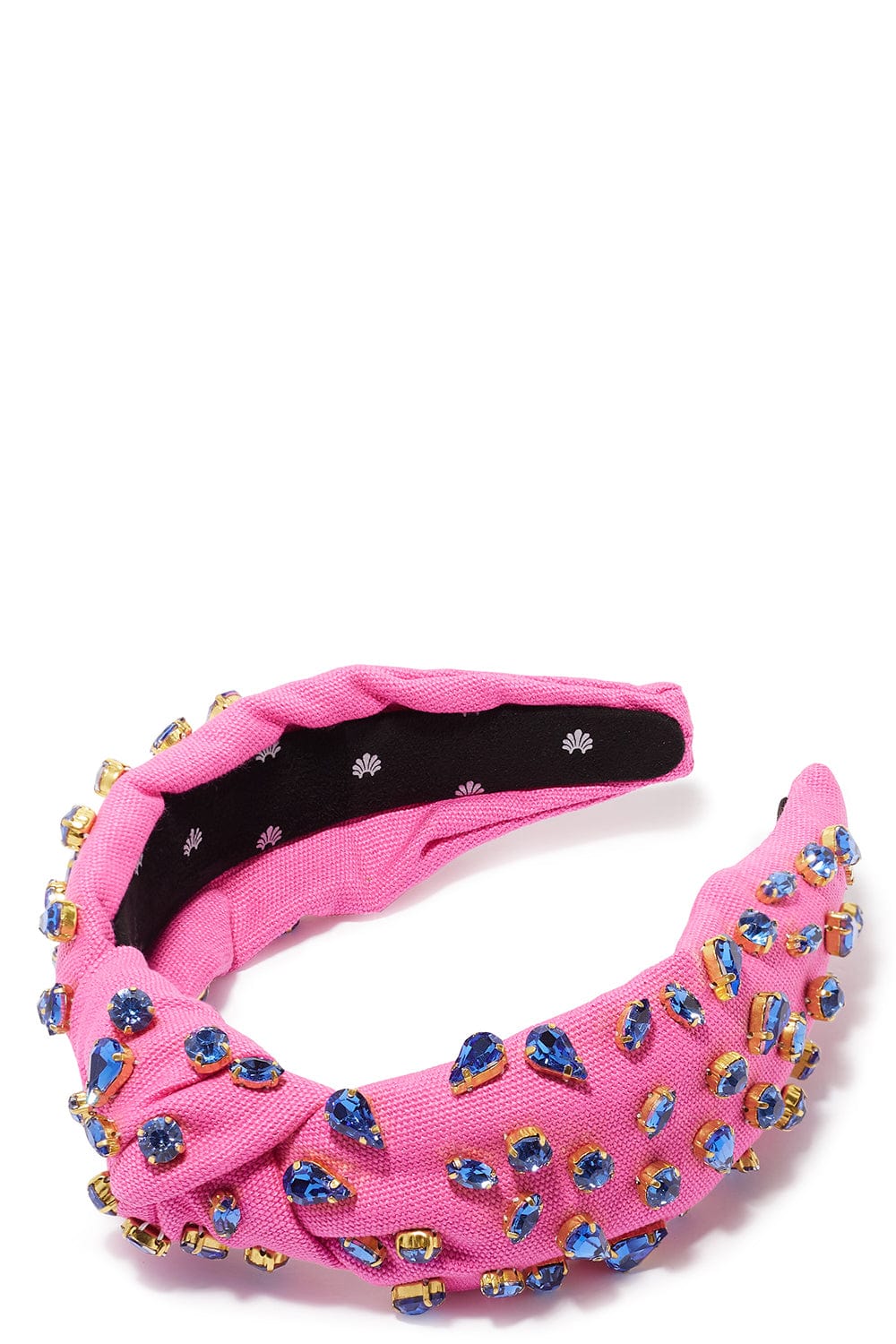 LELE SADOUGHI DESIGNS-Jeweled Knotted Headband - Pink-PINK