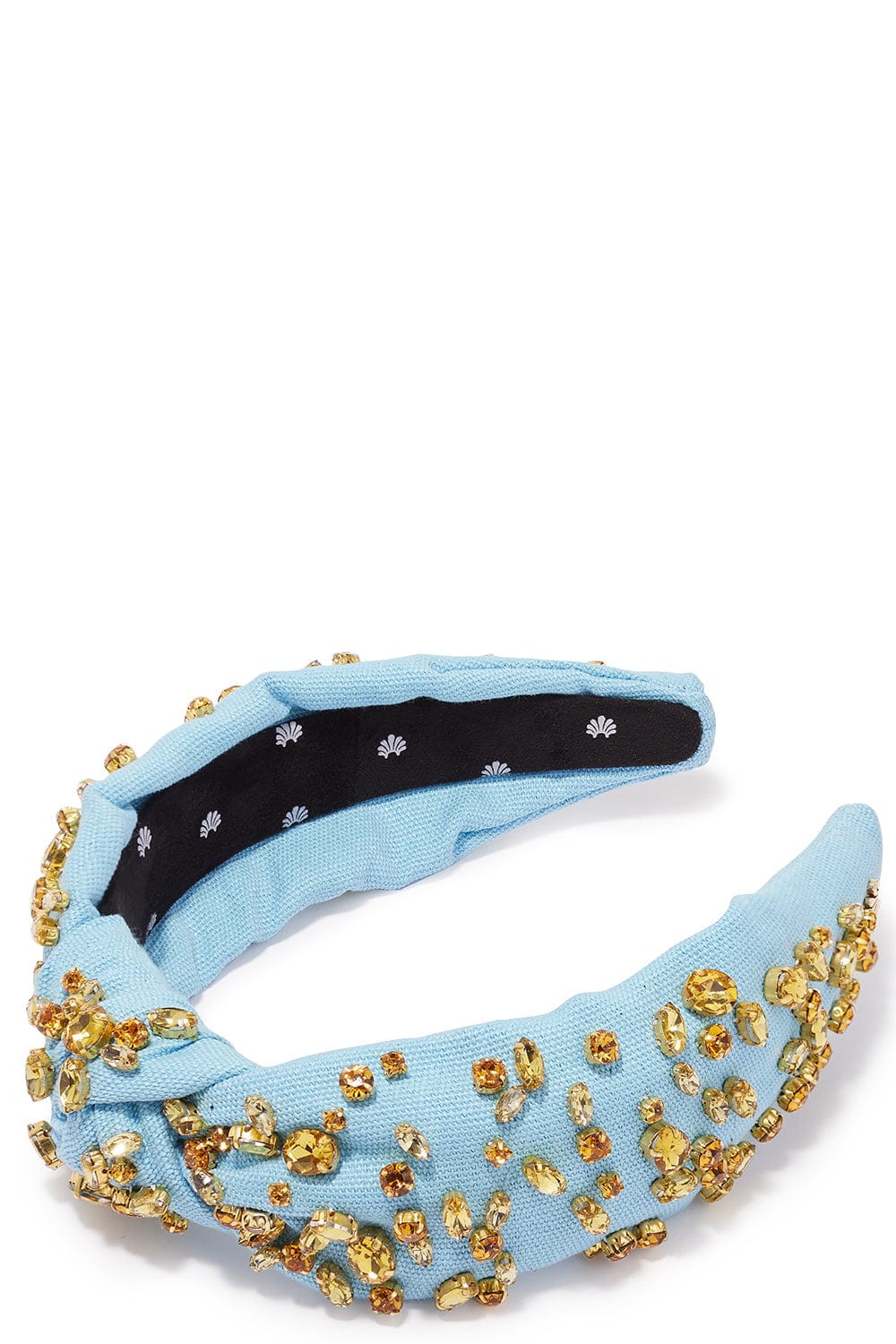 LELE SADOUGHI DESIGNS-Jeweled Knotted Headband - Sunshine-SUNSHINE