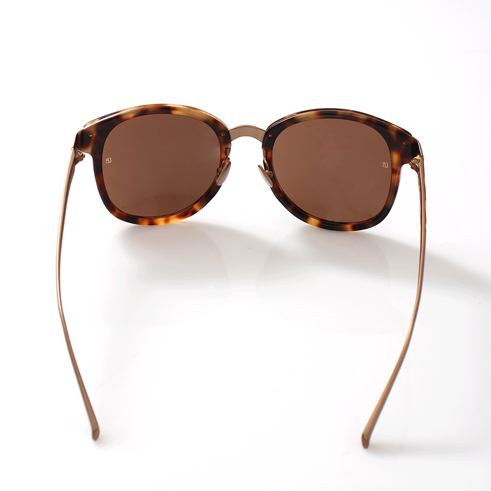 LINDA FARROW-259 Sunglasses-ROSE GLD