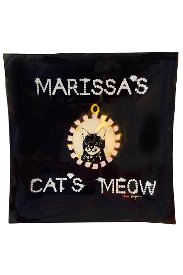 LISA BAYER-Cat Pendant Trinket Tray-CAT