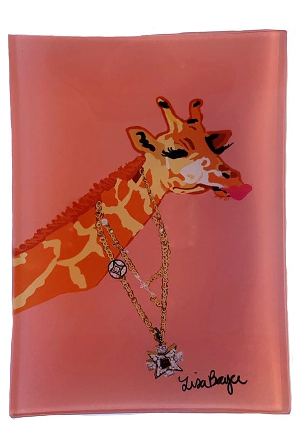 Giraffe With Ibeads Trinket Tray ACCESSORIEHOME LISA BAYER   