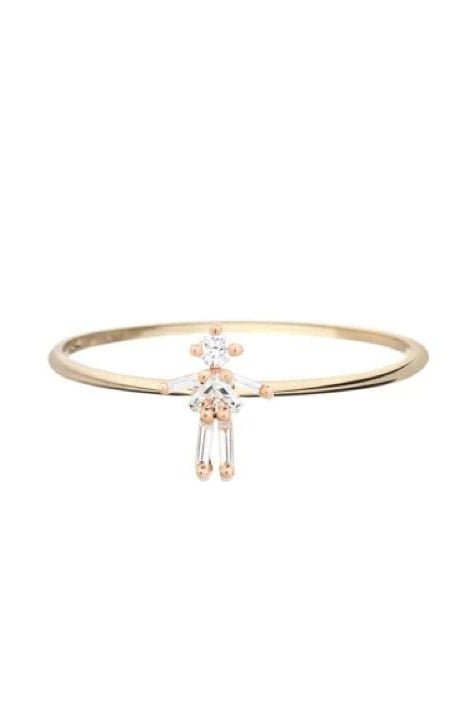 Baguette Diamond Rose Gold Girl Ring JEWELRYFINE JEWELRING LITTLE ONES   