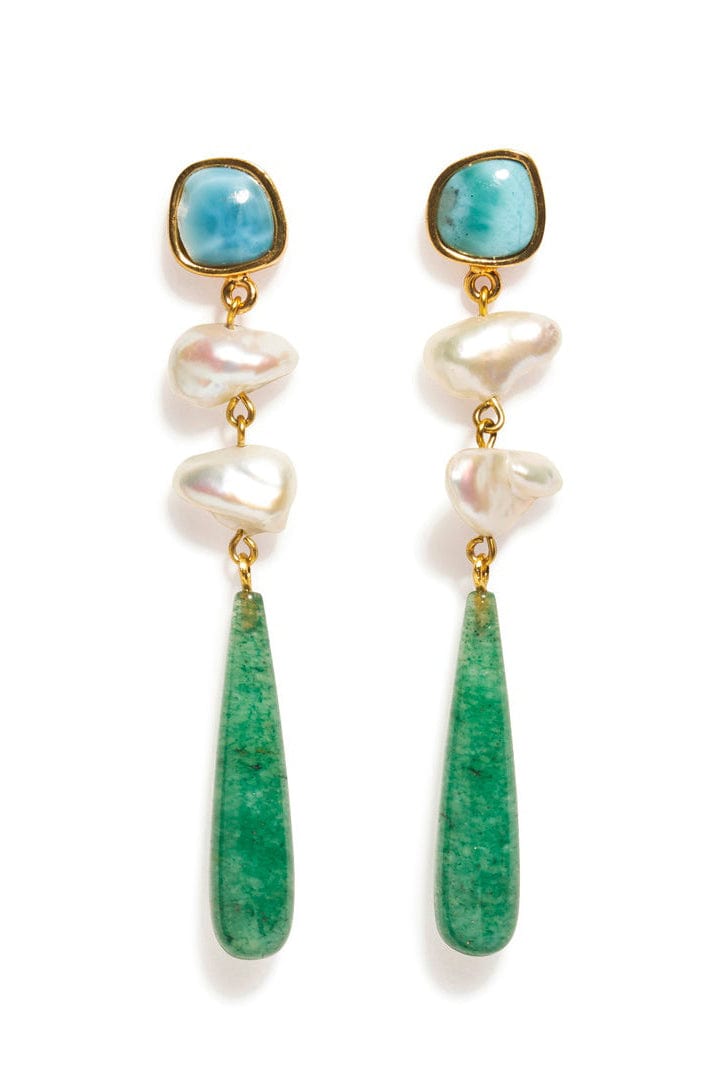 LIZZIE FORTUNATO-High Country Earrings-MULTI