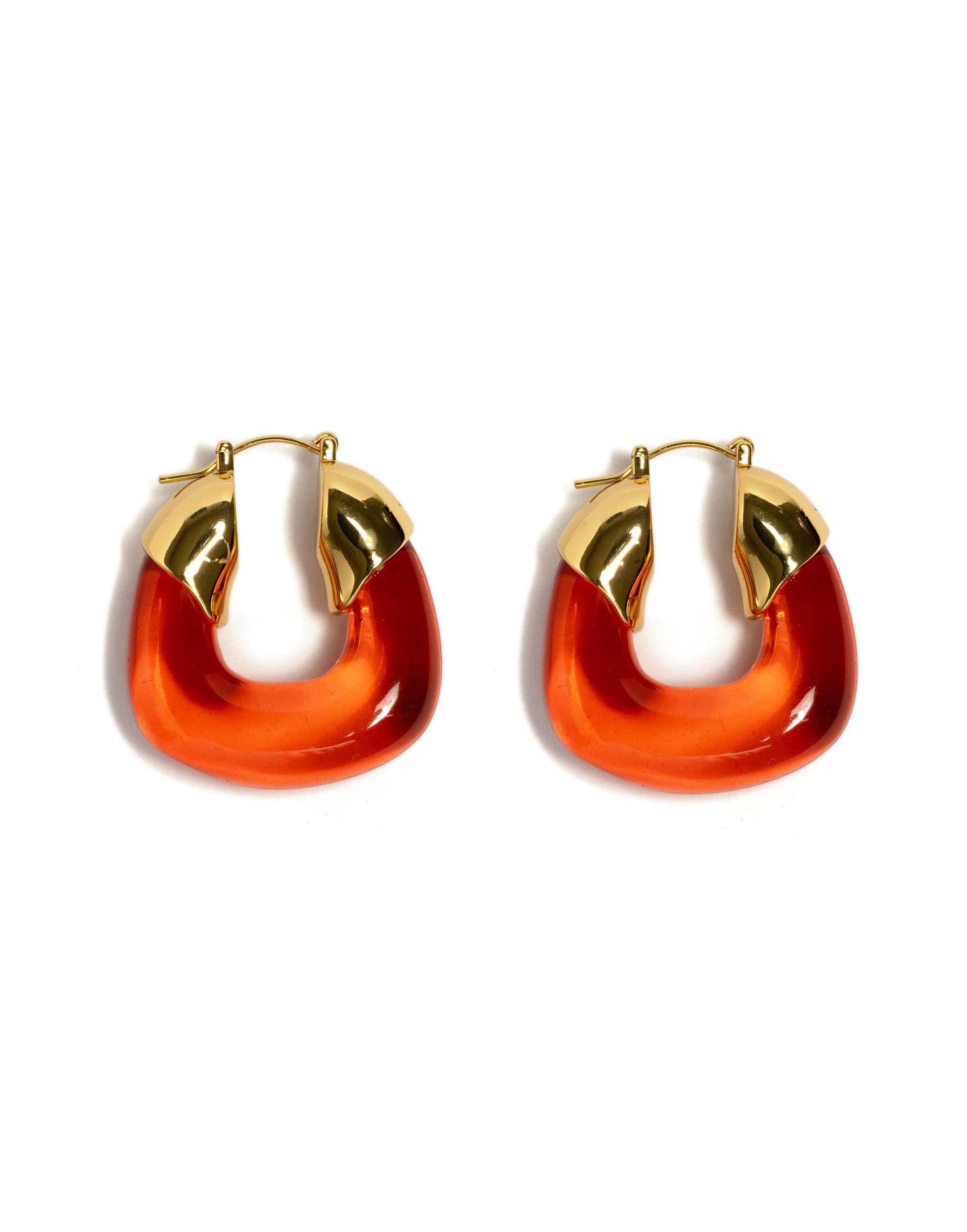 Organic Hoops - Persimmon JEWELRYBOUTIQUEEARRING LIZZIE FORTUNATO   