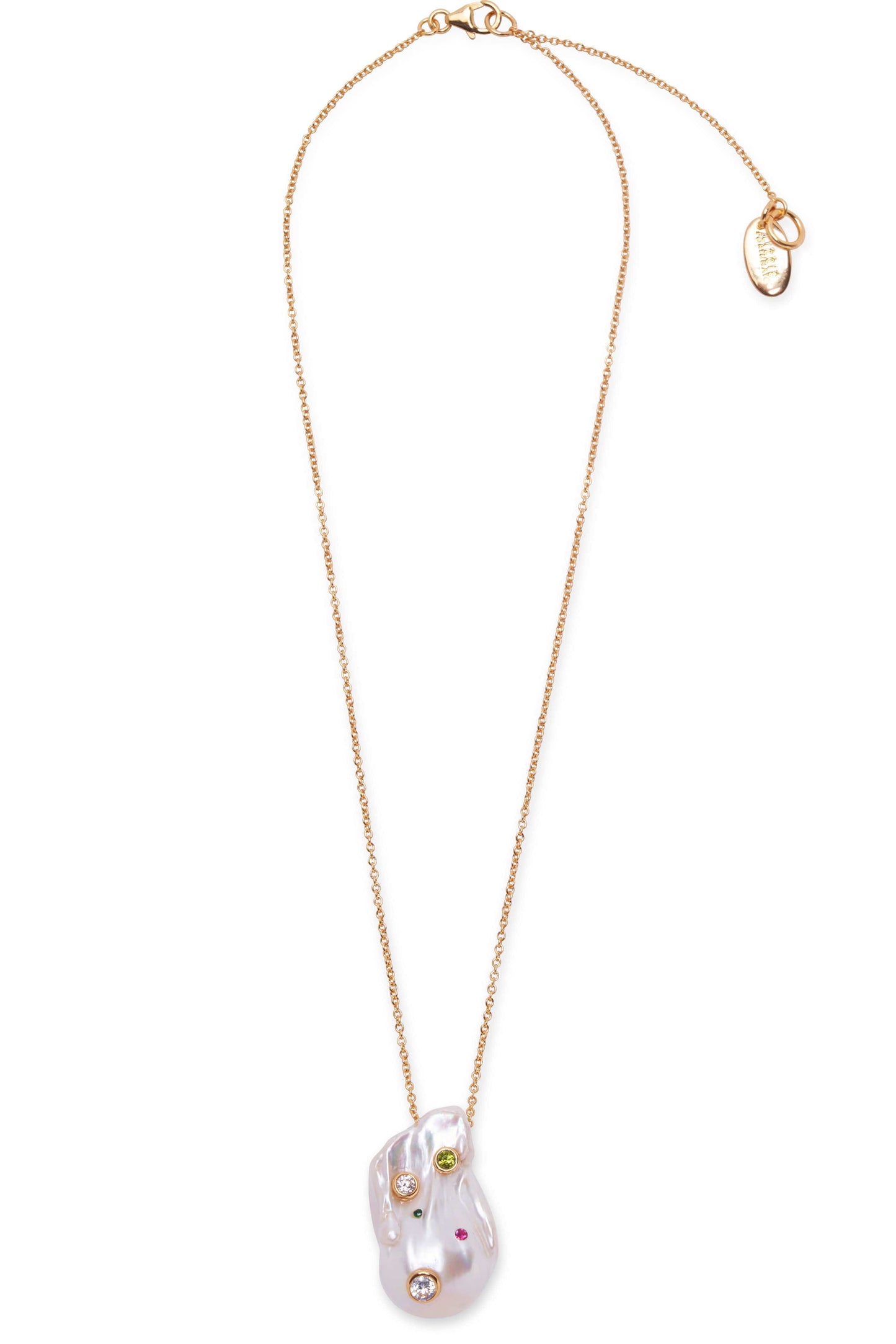 LIZZIE FORTUNATO-Rainbow Pearl Oasis Necklace-PEARL