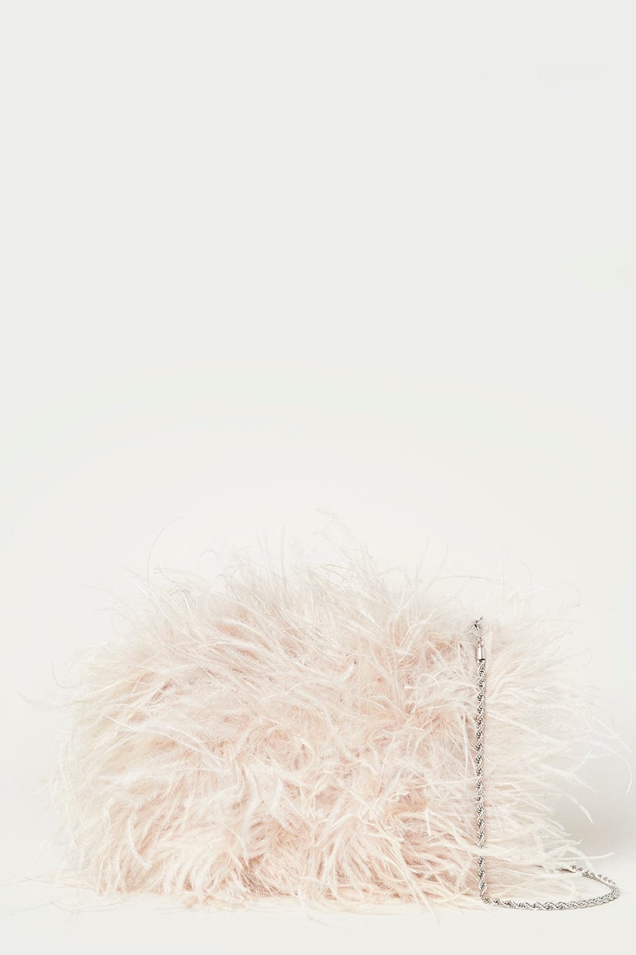 LOEFFLER RANDALL-Zahara Feather Pouch - Oyster-OYSTER