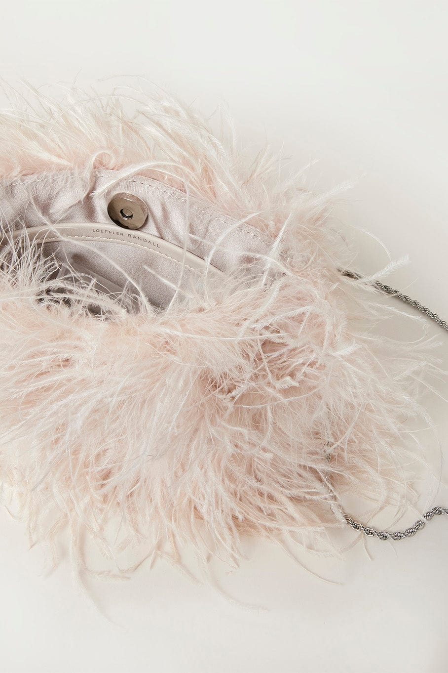 LOEFFLER RANDALL-Zahara Feather Pouch - Oyster-OYSTER