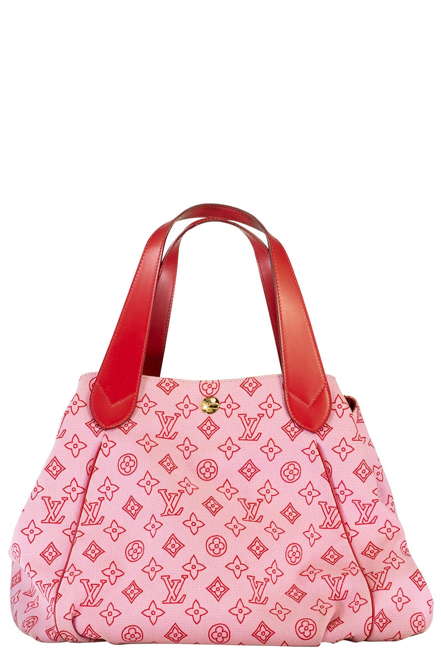 Louis Vuitton, Bags, Louis Vuitton Cabas Ipanema Pm Rose Red Bag Beach