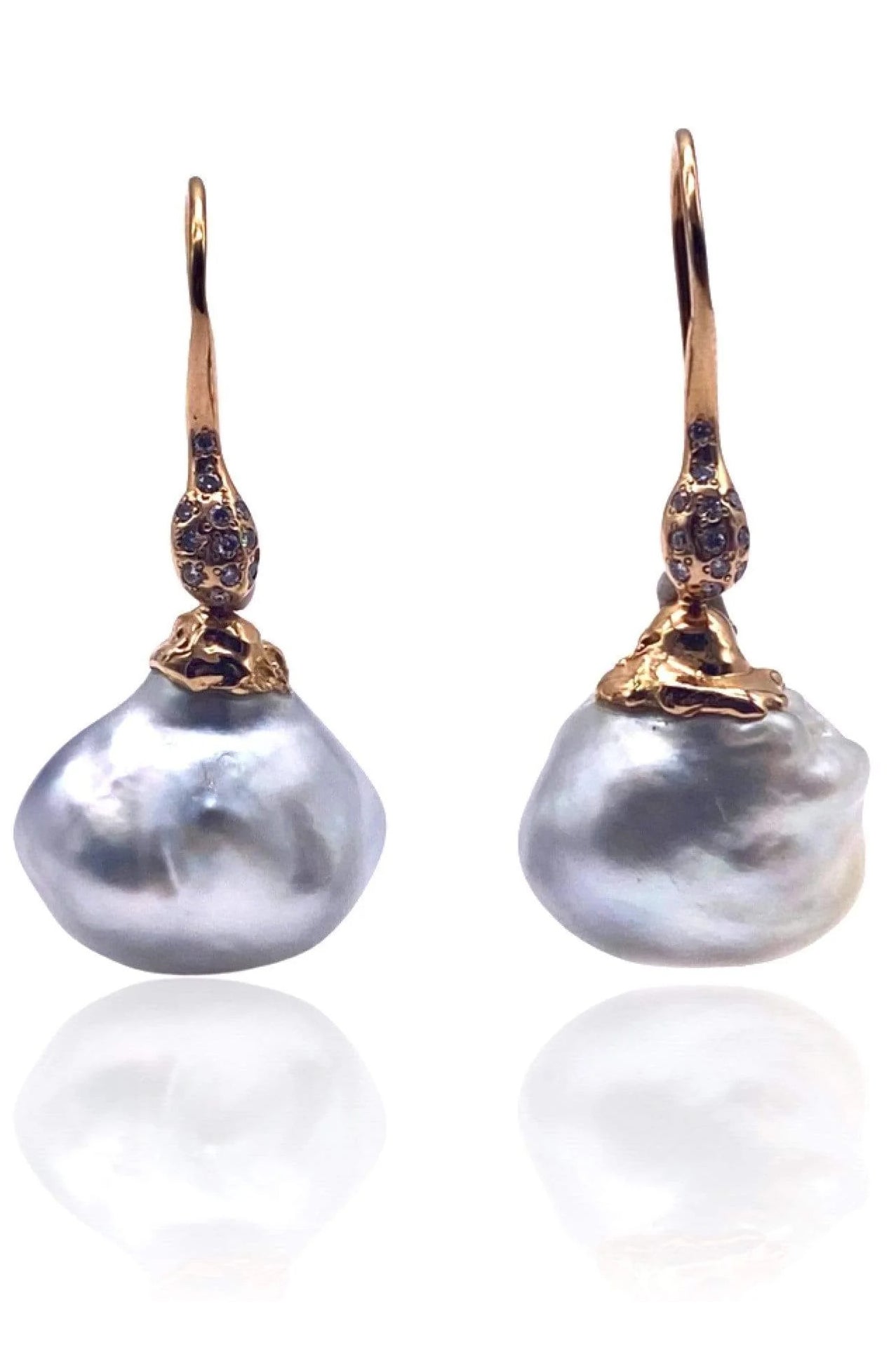 Australian Pearl Drop Earrings JEWELRYFINE JEWELEARRING LUCIFER VIR HONESTUS   