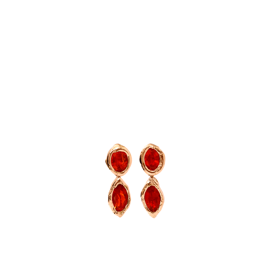 Fire Opal Drop Earrings JEWELRYFINE JEWELEARRING LUCIFER VIR HONESTUS   