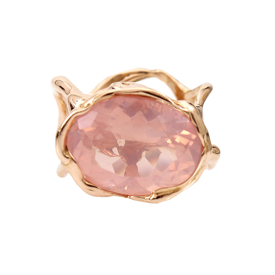 Pink Quartz Organic Ring JEWELRYFINE JEWELRING LUCIFER VIR HONESTUS   