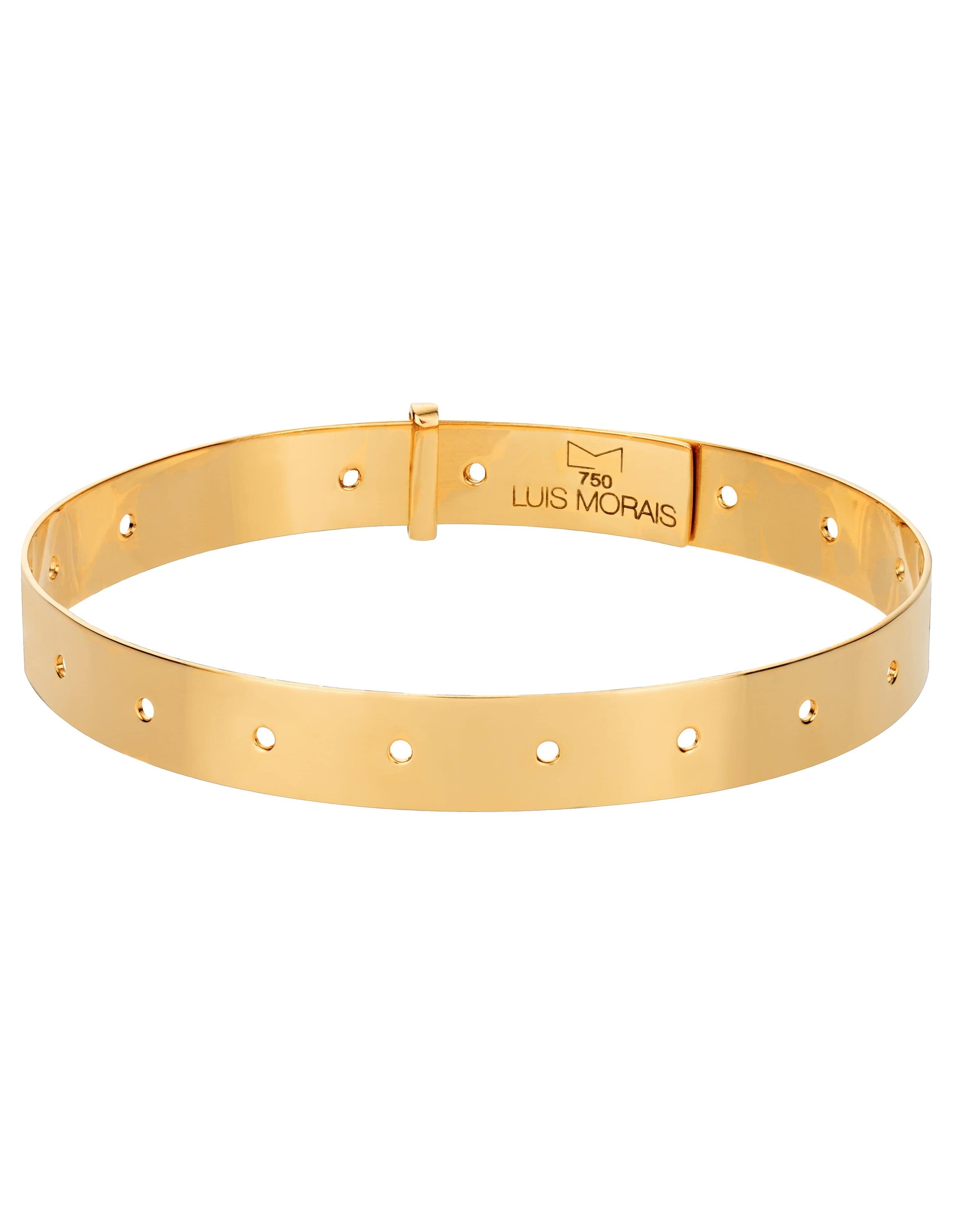 LUIS MORAIS-VIP ID Bracelet-YELLOW GOLD