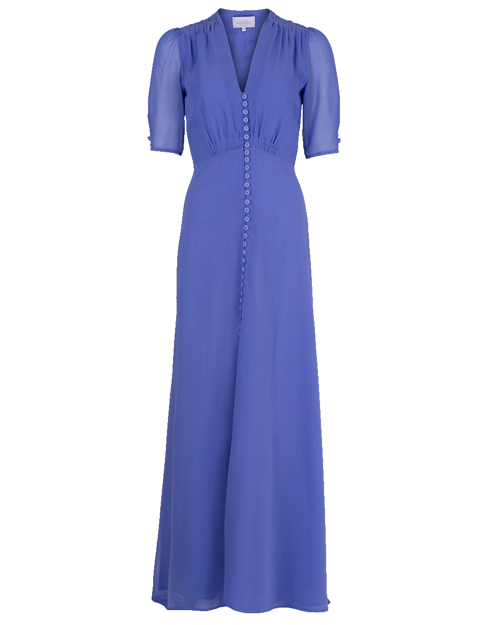Double Lined Slit Maxi Dress CLOTHINGDRESSCASUAL LUISA BECCARIA   