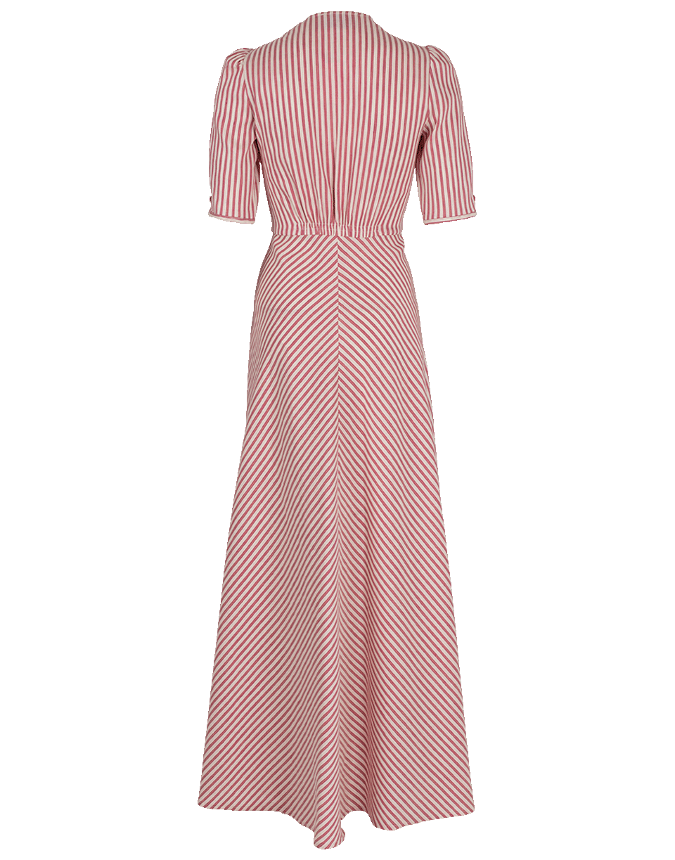 LUISA BECCARIA-Front Slit Maxi Dress-