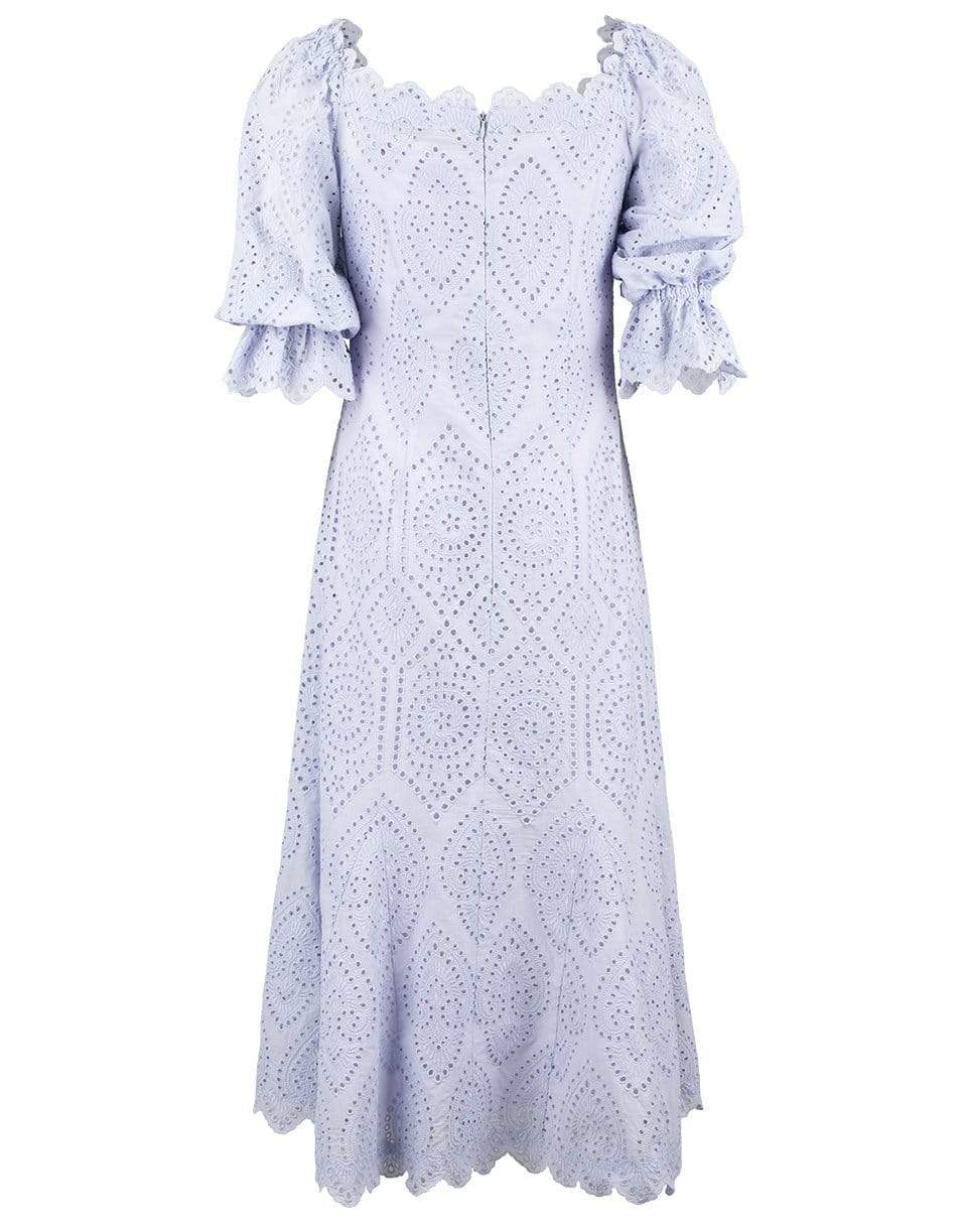 Lucilla Lilac Eyelet Cotton Dress CLOTHINGDRESSCASUAL LUISA BECCARIA   