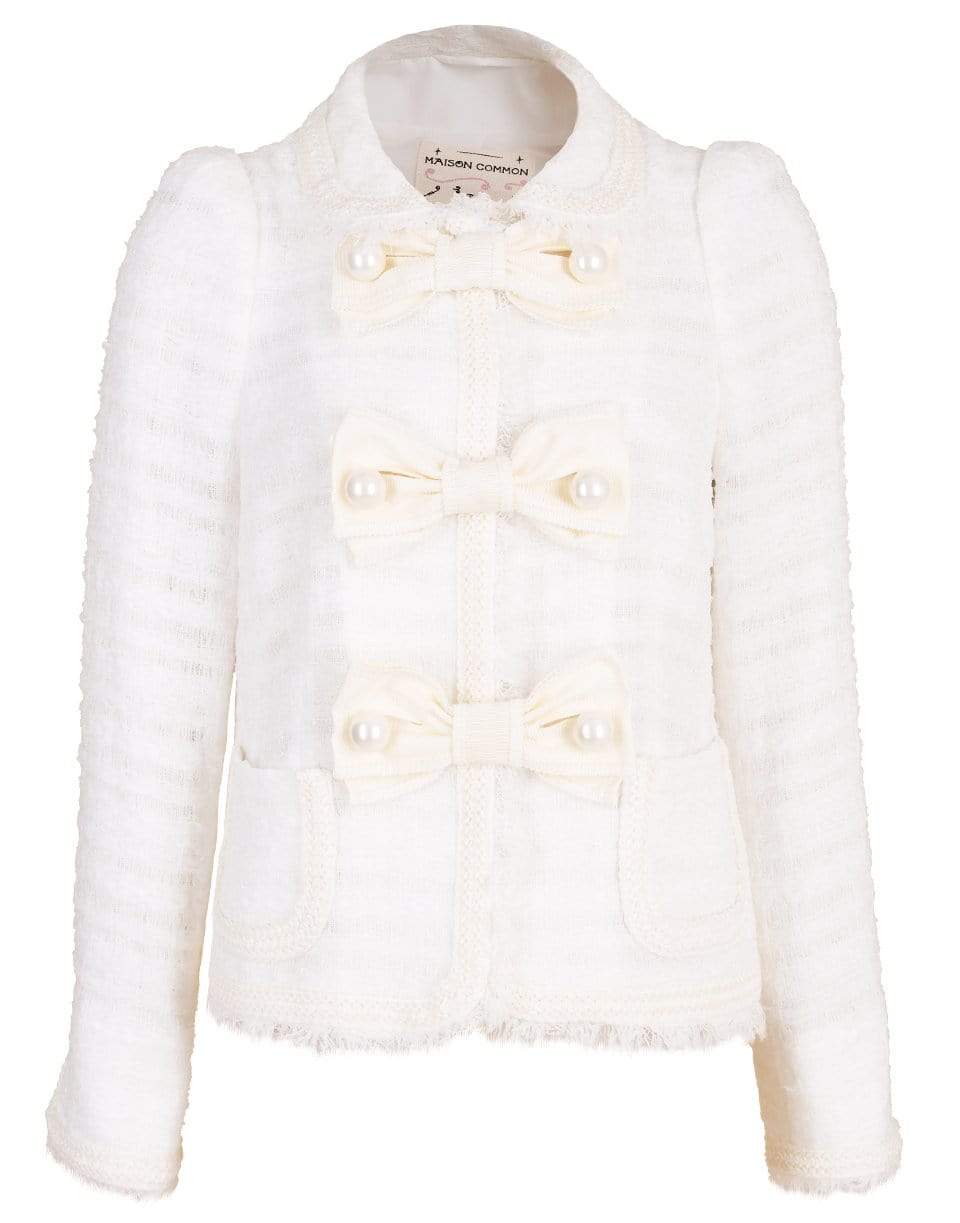 Pearl Button Tweed Jacket CLOTHINGJACKETMISC MAISON COMMON   