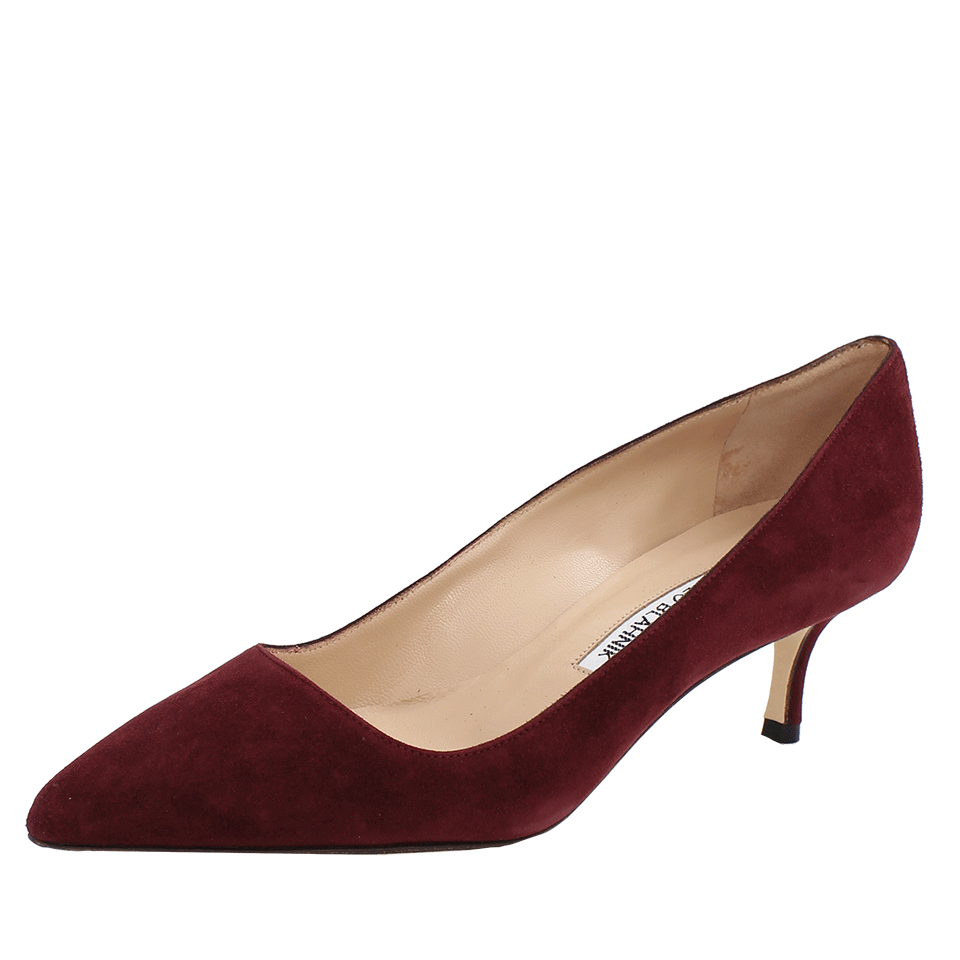 MANOLO BLAHNIK-BB Suede Pump-