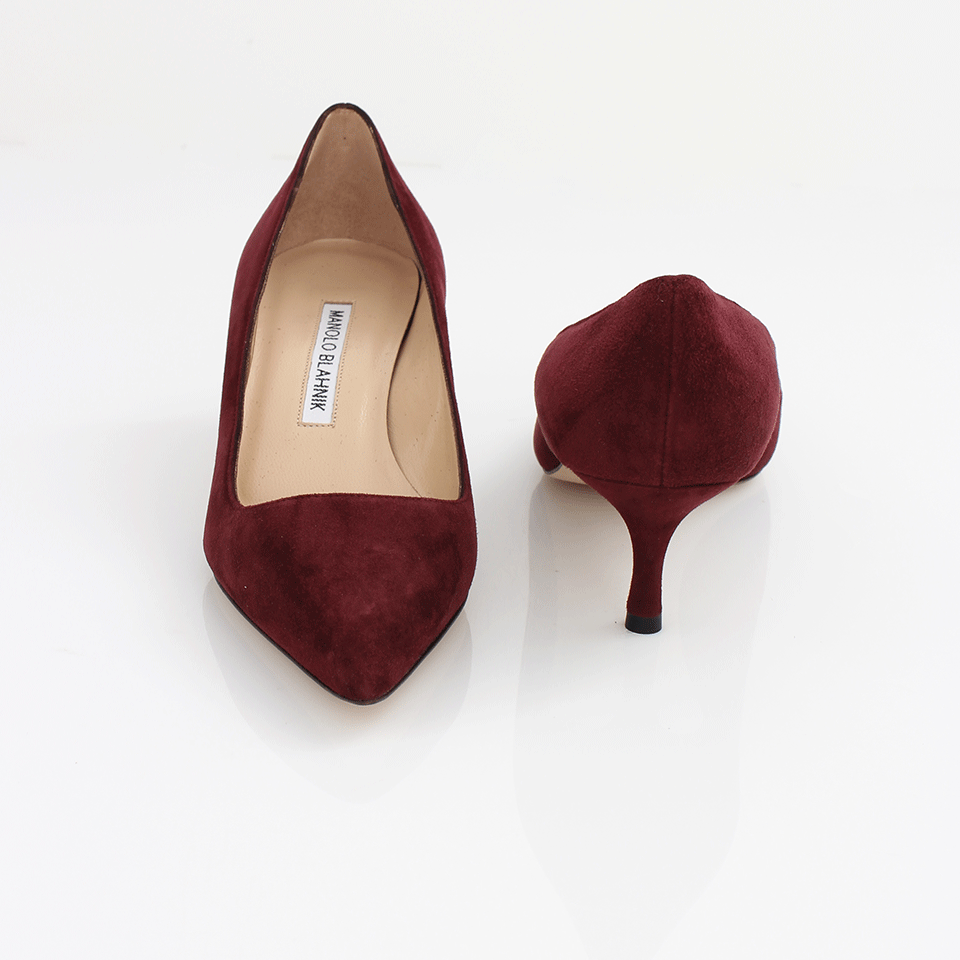 MANOLO BLAHNIK-BB Suede Pump-