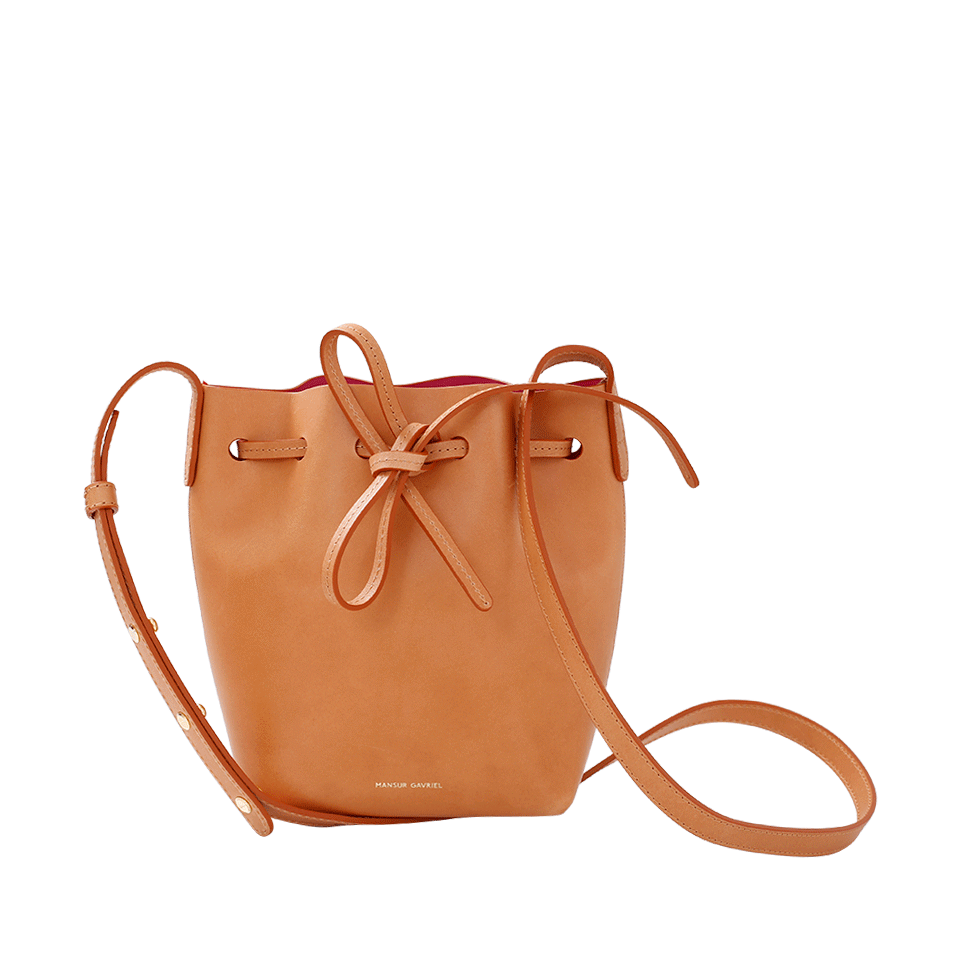 MANSUR GAVRIEL-Mini Mini Bucket Bag-CAMMELLO