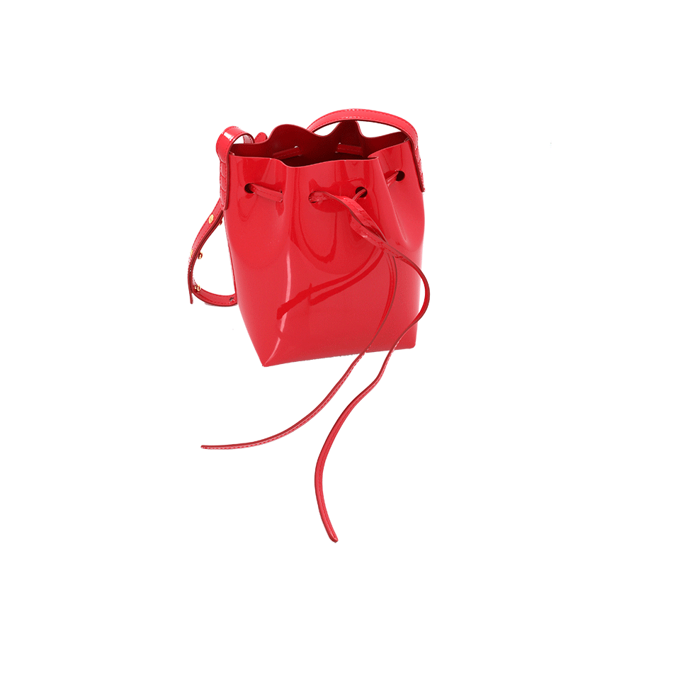 Patent Mini Mini Bucket Bag HANDBAGSHOULDER MANSUR GAVRIEL   