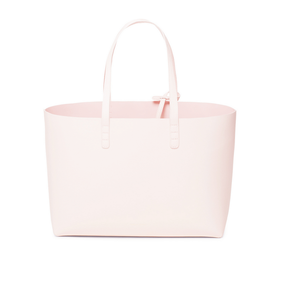 MANSUR GAVRIEL-Small Calf Coated Leather Tote-ROSA/ROS