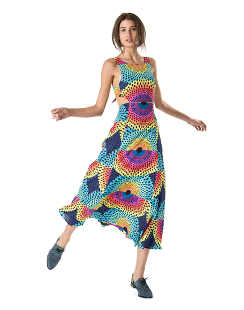MARA HOFFMAN-CDC Cutout Dress-