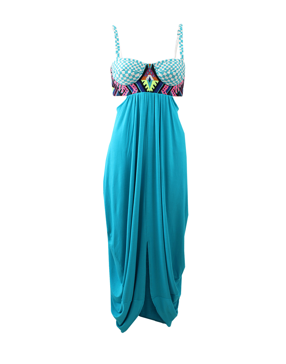 MARA HOFFMAN-Embroidered Maxi Dress-