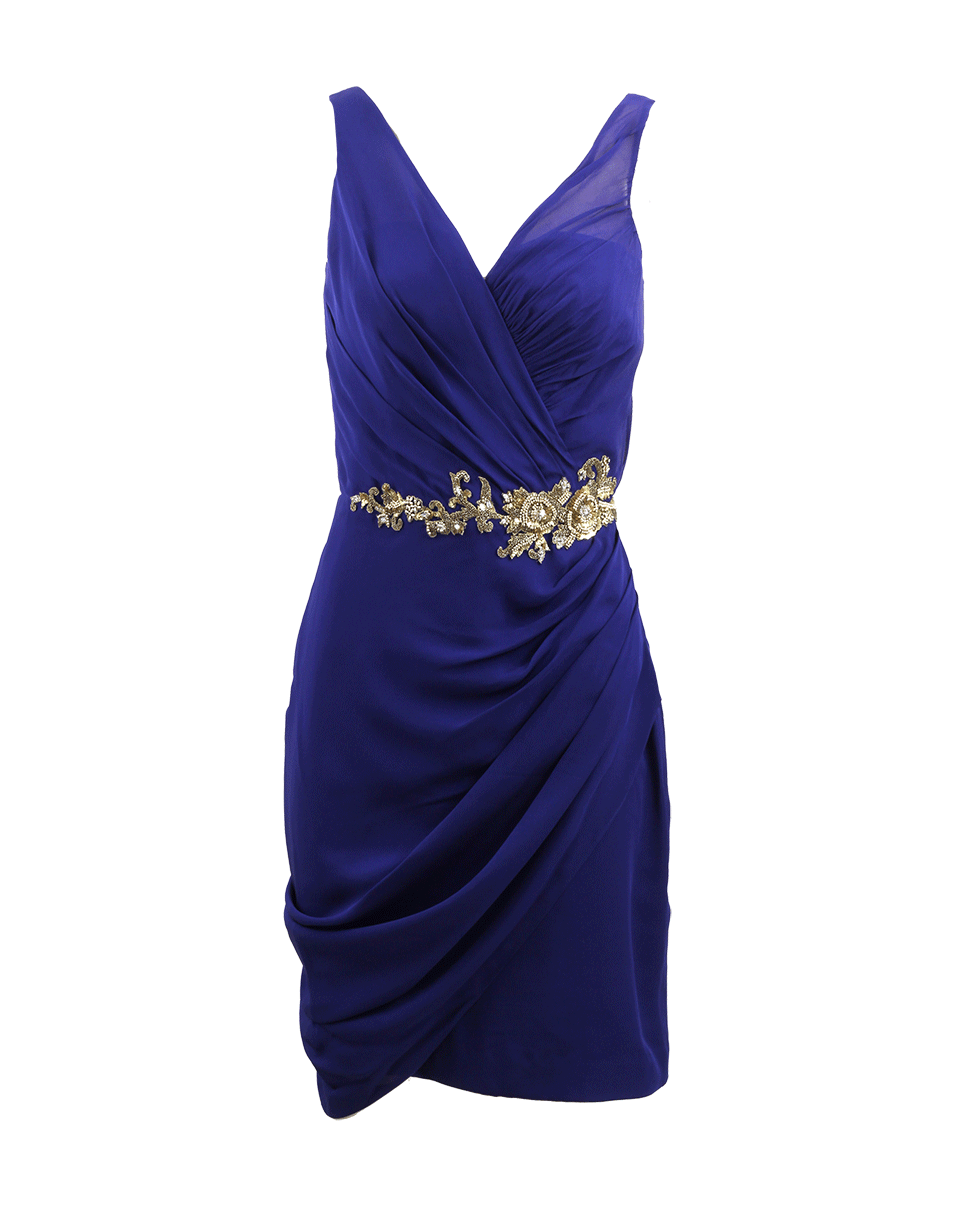 MARCHESA NOTTE-Cocktail Dress With Drape-