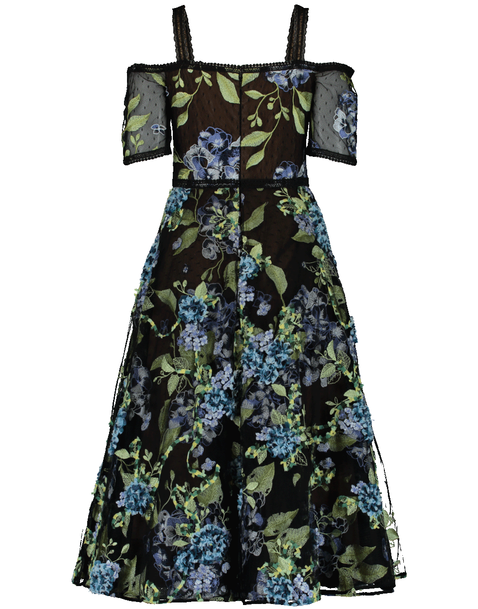Off Shoulder Embroidered Gown CLOTHINGDRESSGOWN MARCHESA NOTTE   