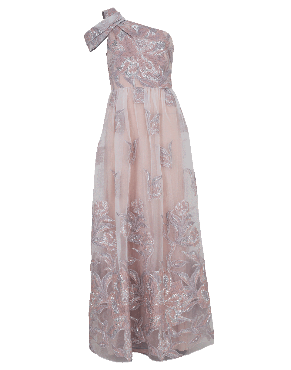 One Shoulder Fils Coupe Gown – Marissa Collections