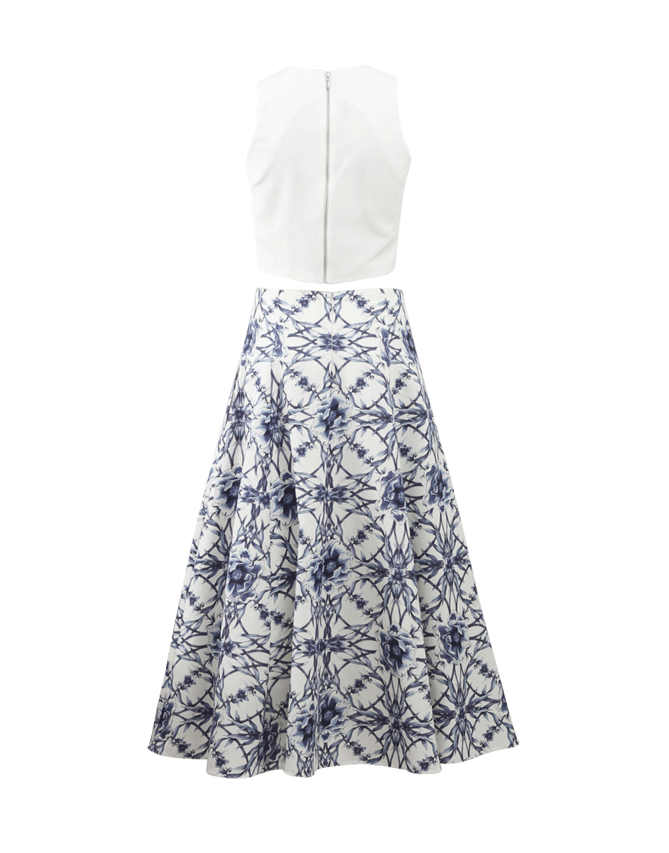 MARCHESA NOTTE-Crop Top And Floral Skirt Set-