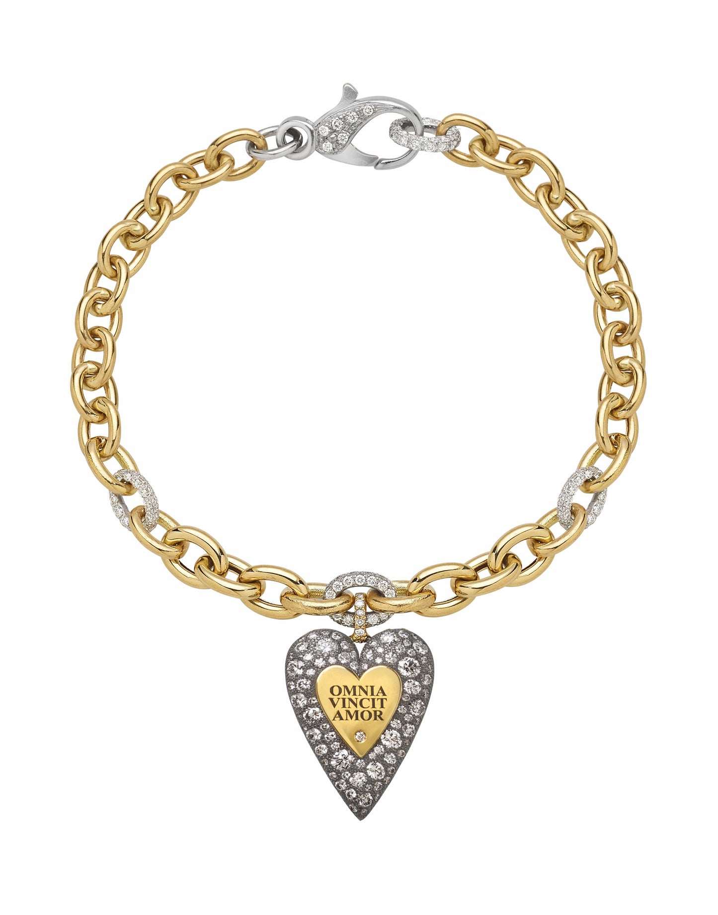 MARIANI-Omnia Vincit Amor Bracelet-YELLOW GOLD
