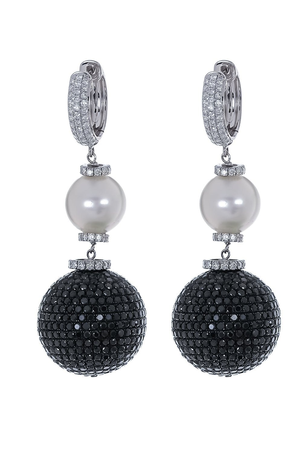 Diamond Pearl Earrings JEWELRYFINE JEWELEARRING MARIANI   