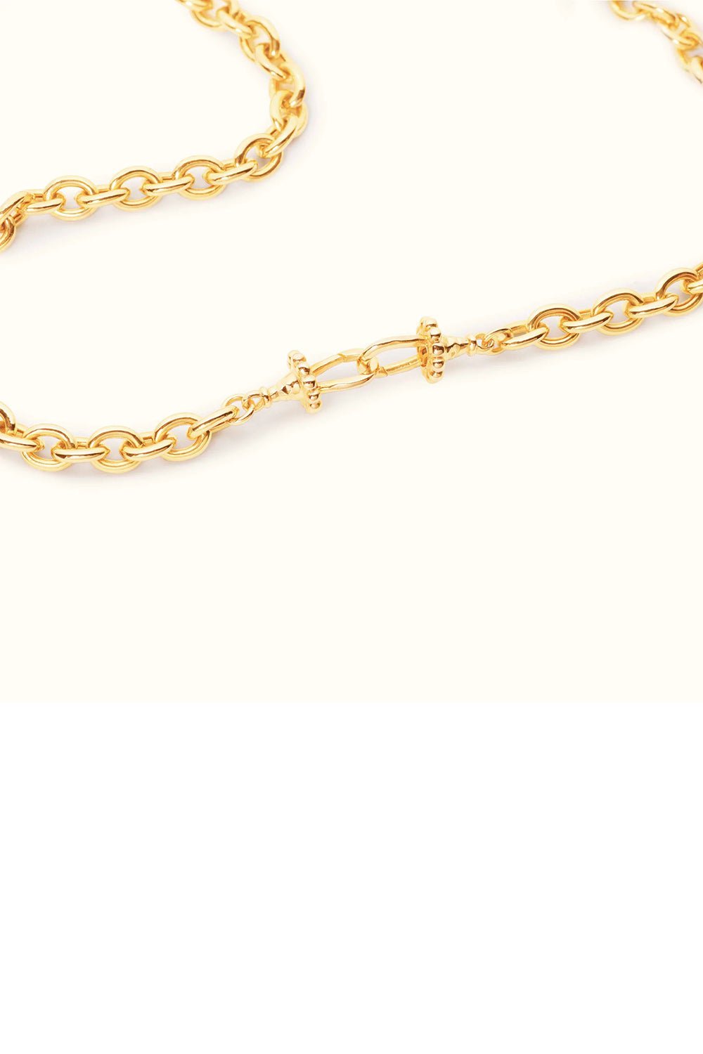 MARIE LICHTENBERG-Rosa Classic Chain-YELLOW GOLD