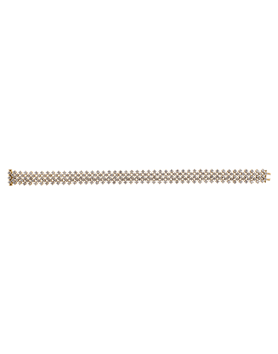 MARISSA DIAMONDS-Diamond Mesh Bracelet-ROSE GOLD