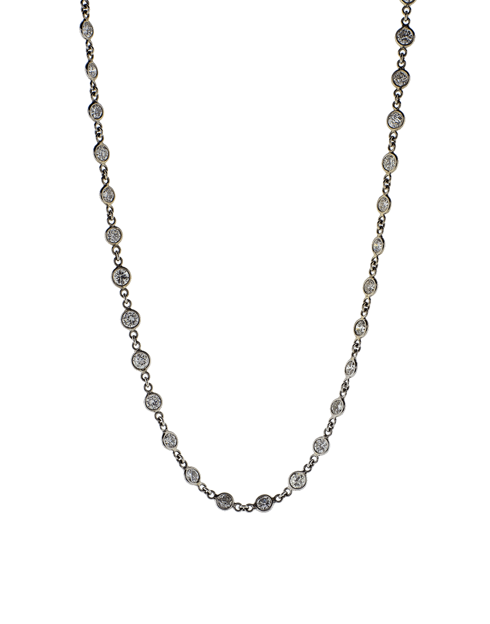 MARISSA DIAMONDS-Diamond By The Yard Necklace-PLATINUM