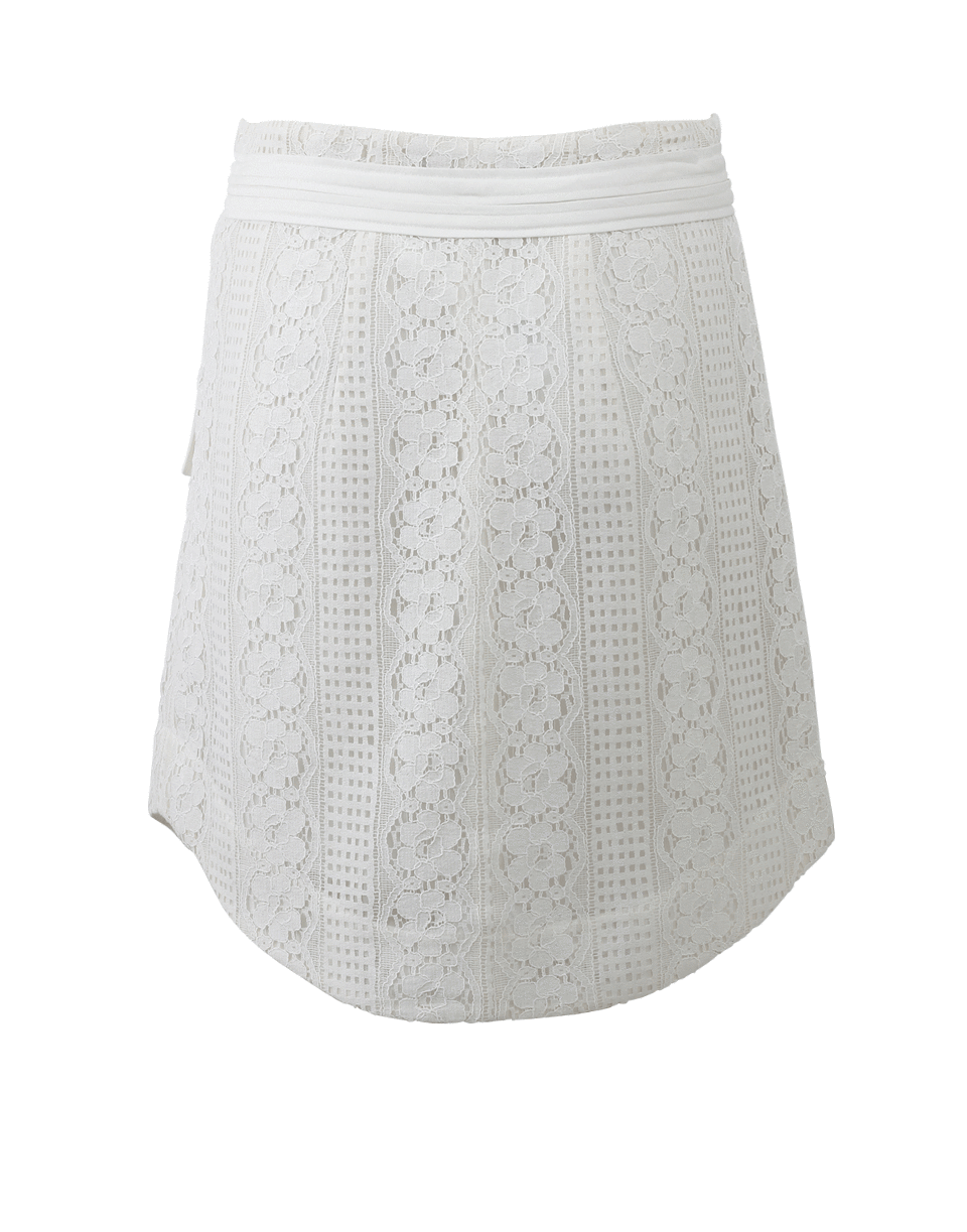 Alvina Lace Mini Skirt CLOTHINGSKIRTKNEE LENGT MARISSA WEBB   