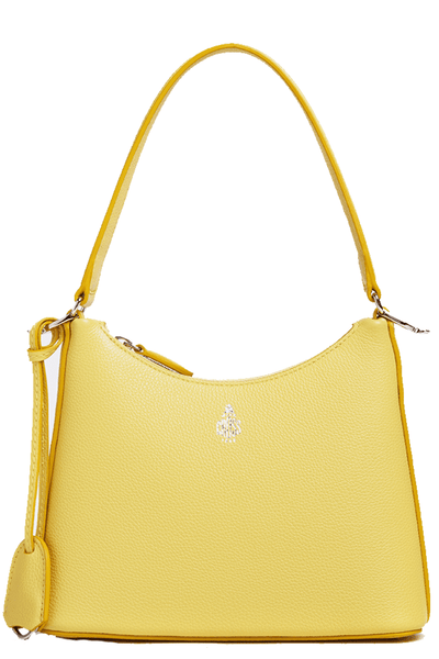 Dkny Carol Saffiano Leather Shoulder Bag Blk / Gold - Buy At