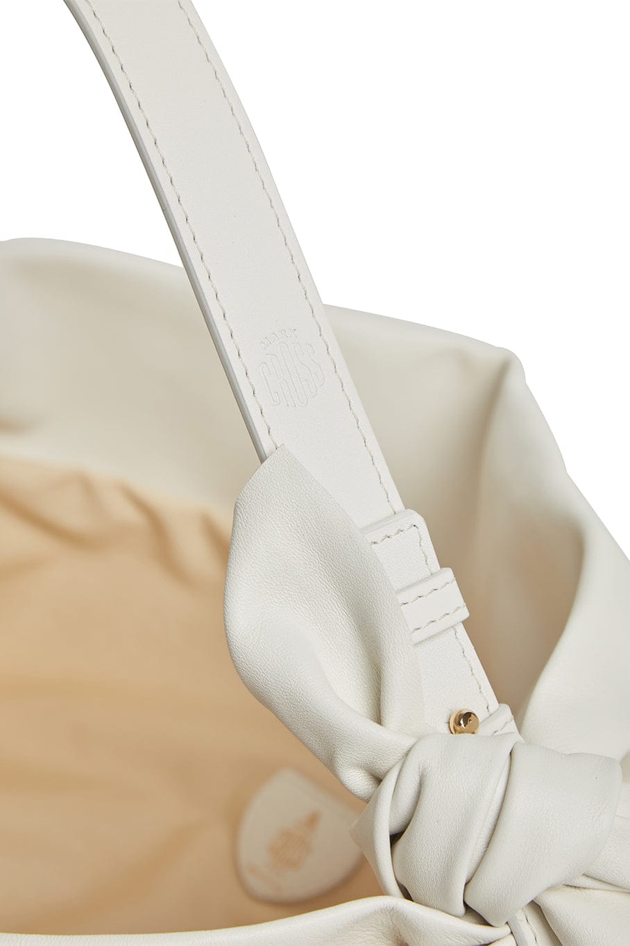MARK CROSS-Scarf Mini Bag-BRIGHT WHITE