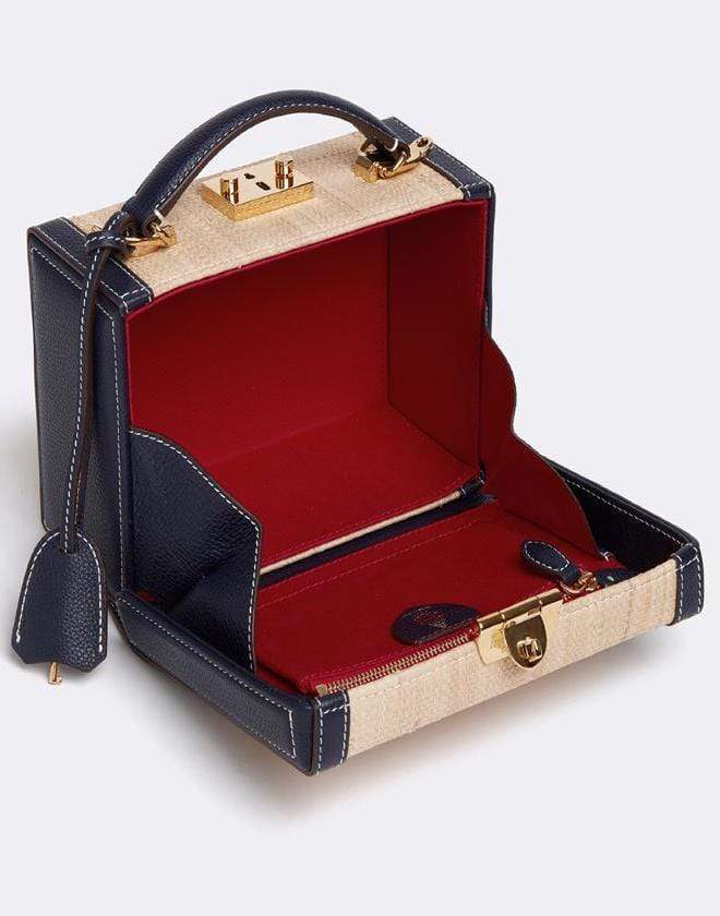 Mark Cross Acorn Grace Small Franzi Leather Box Bag