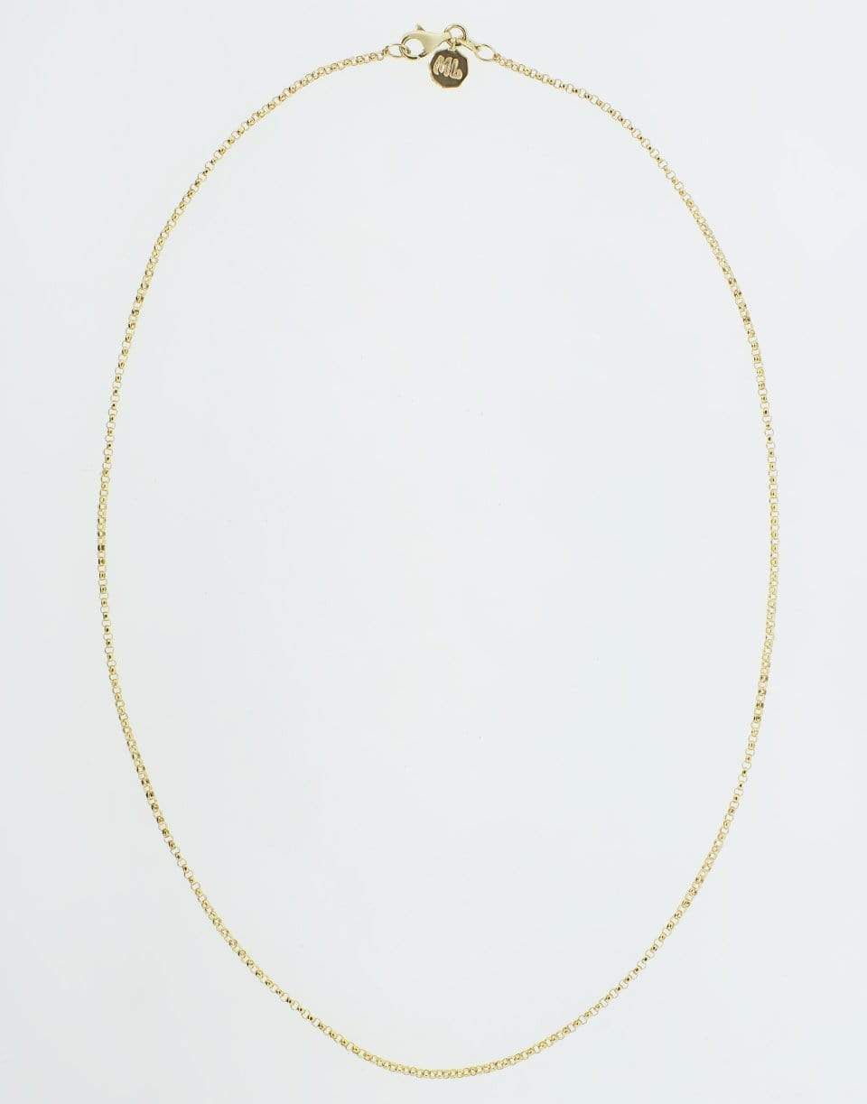 MARLO LAZ-16 Inch 1.8 Rolo Chain - Yellow Gold-YELLOW GOLD