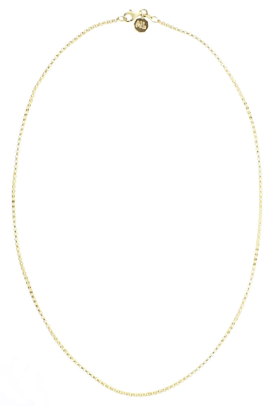 MARLO LAZ-18 Inch 1.8 Rolo Chain - Yellow Gold-YELLOW GOLD