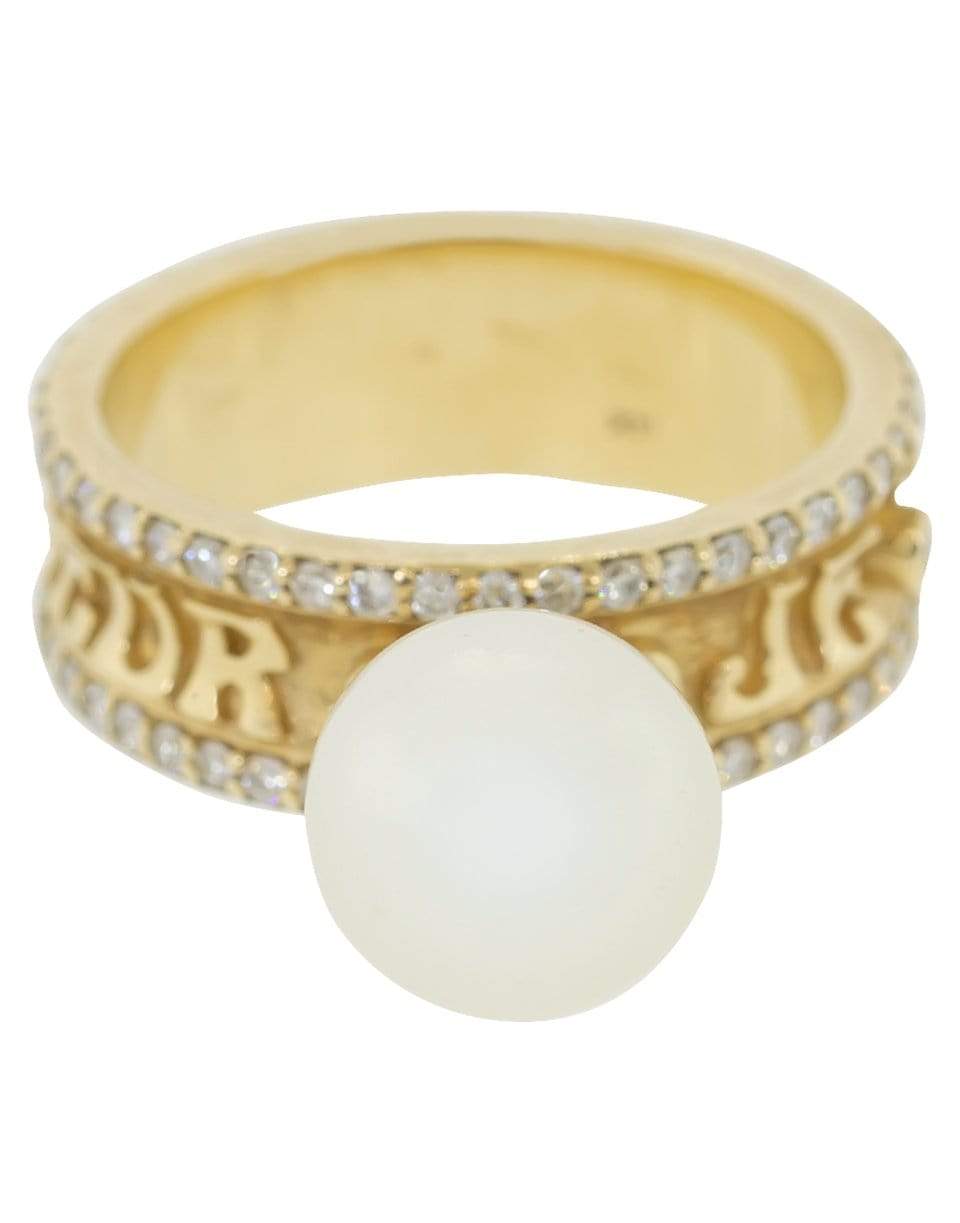 MARLO LAZ-Eternity Dancing Pearl Ring-YELLOW GOLD