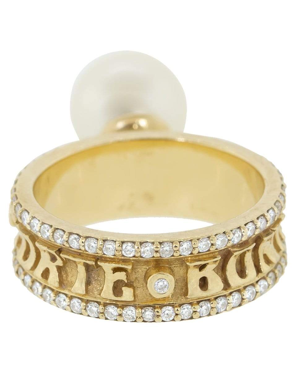 MARLO LAZ-Eternity Dancing Pearl Ring-YELLOW GOLD