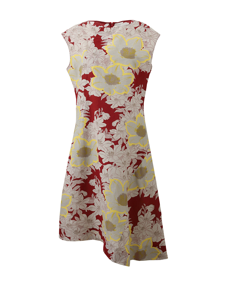 MARNI-Cap Sleeve Print Dress-