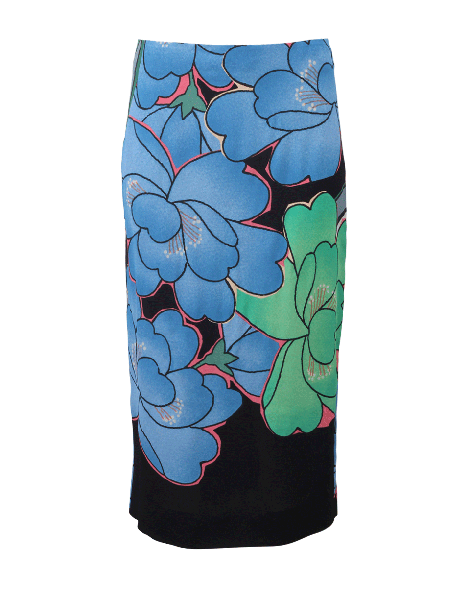 MARNI-Floral Pencil Skirt-