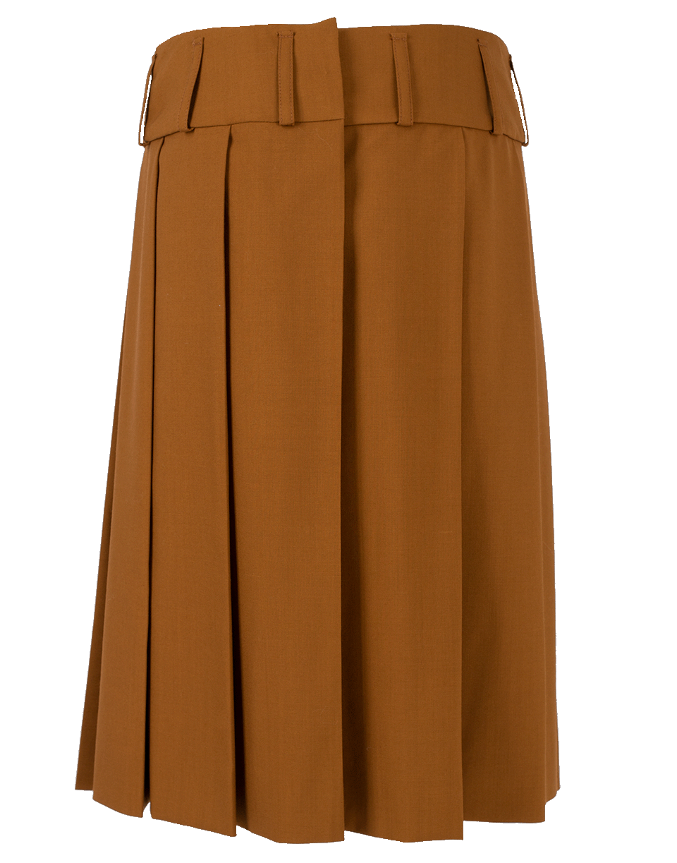 MARNI-Pleated Wool Skirt-